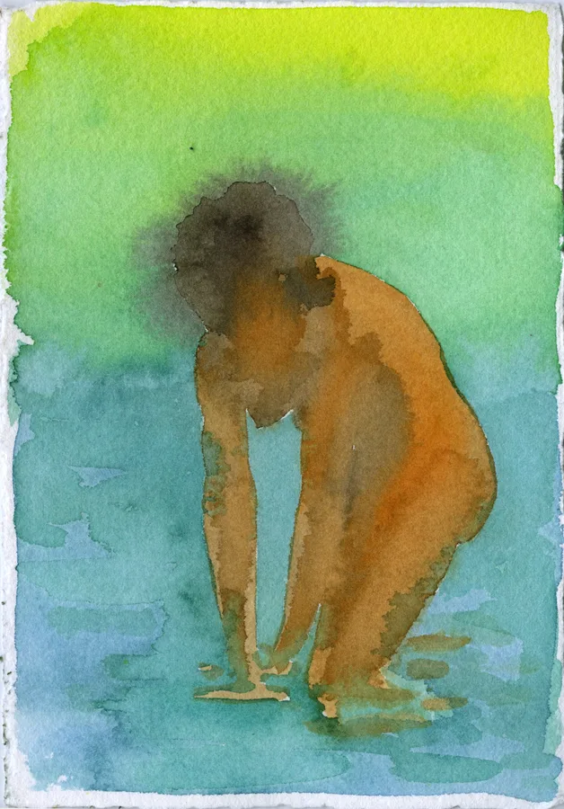Mirage 2 by Adrienne Elise Tarver, watercolor on paper