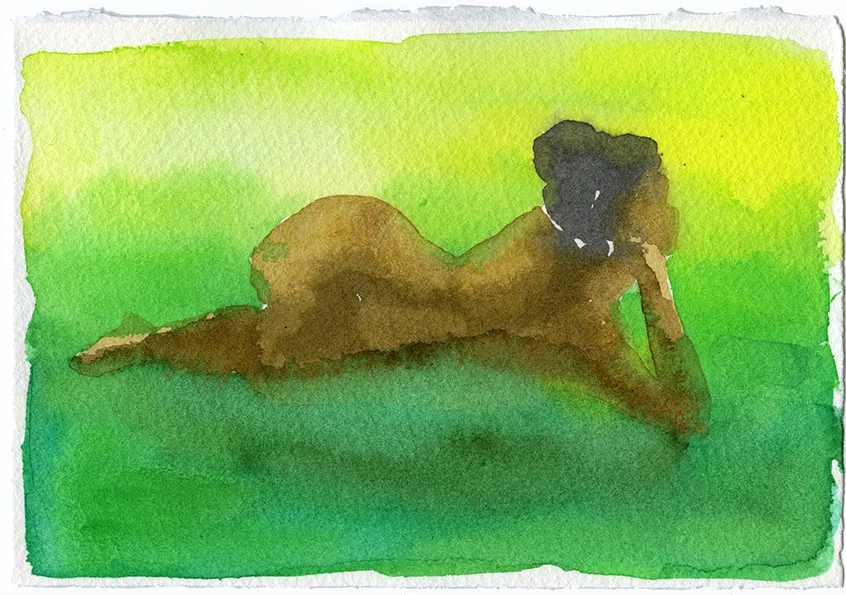 Mirage 20 by Adrienne Elise Tarver, watercolor on paper