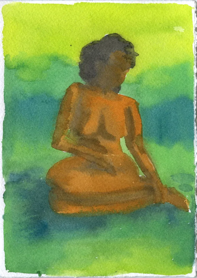 Mirage 8 by Adrienne Elise Tarver, watercolor on paper