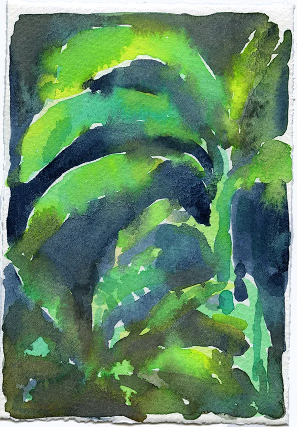 Mirage 37 by Adrienne Elise Tarver, watercolor on paper