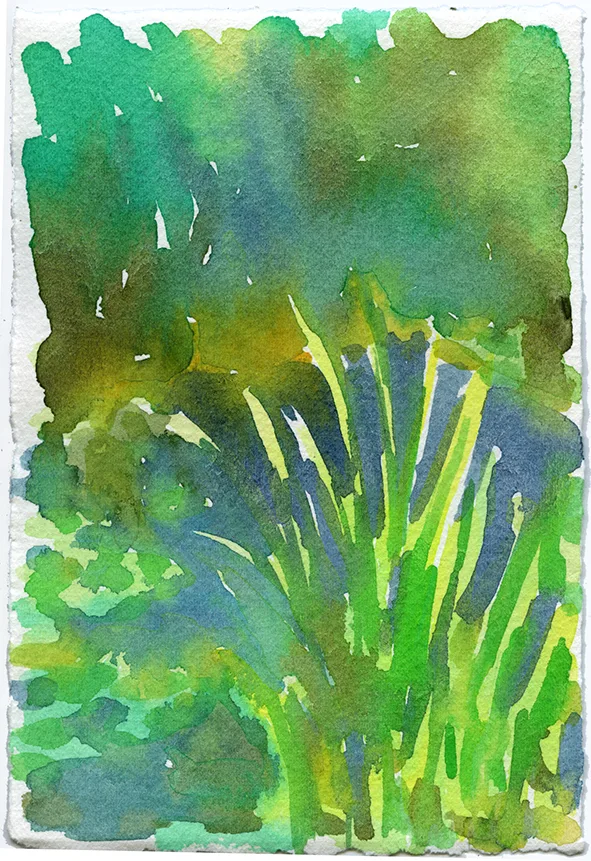 Mirage 39 by Adrienne Elise Tarver, watercolor on paper