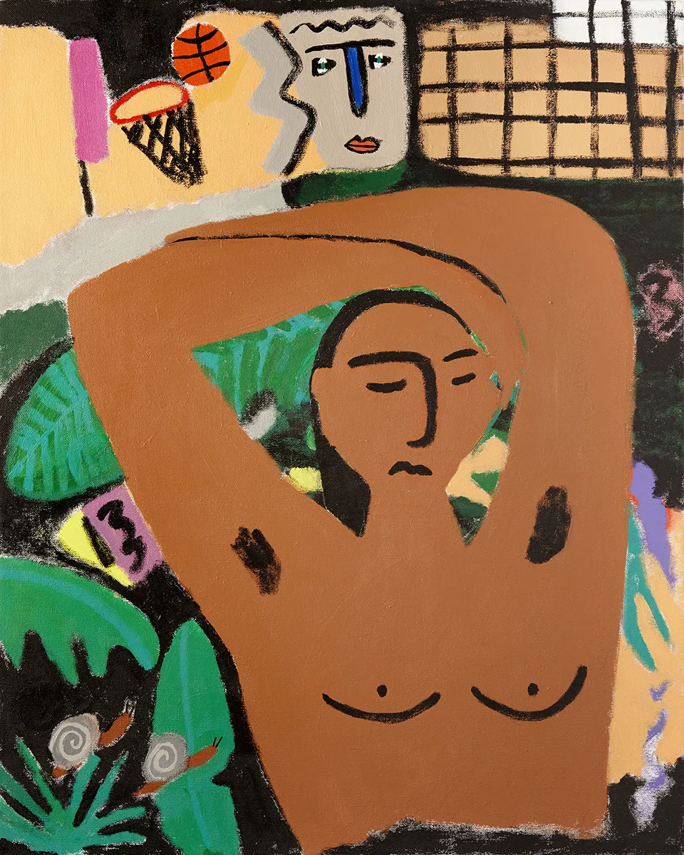 Lilian Martinez Power, 2016 Acrylic on canvas 25 x 20 inches