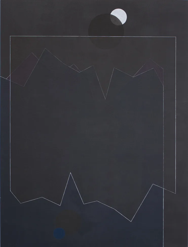 Sound of My Heart, 2018 by Claire Colette, Acrylic and graphite on panel 40 x 30 inches