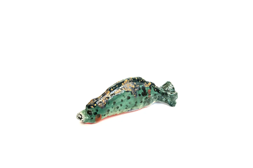 Johanna Breiding Vessel 5, 2020 ceramics, glaze 4.875 x 3.5 x 12.5 in