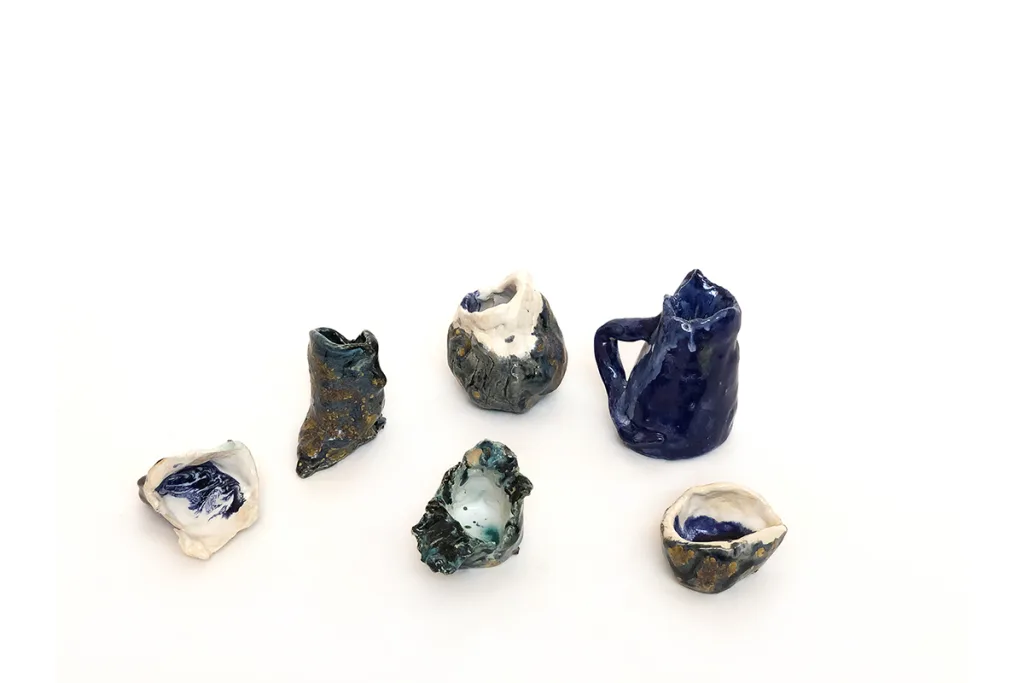 Johanna Breiding Vessel 7, 8, 9, 10, 11, 12, 2020 ceramics, glaze