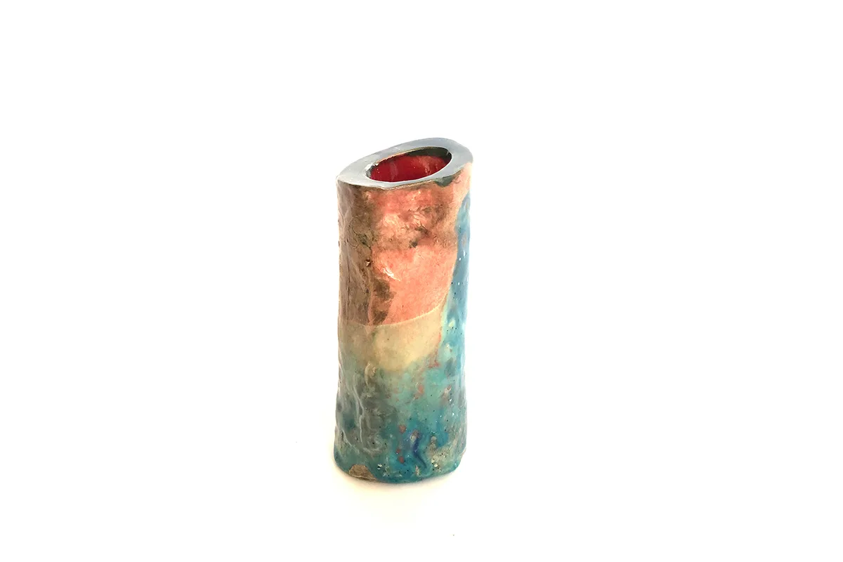 Johanna Breiding Vessel 13, 2020 ceramics, glaze 6 x 2.5 x 2.75 in