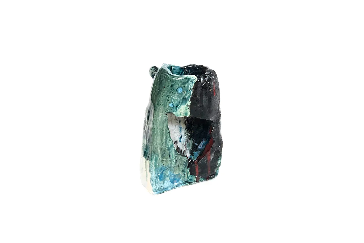 Johanna Breiding Vessel 17, 2020 ceramics, glaze 11.5 x 3.75 x 7 in