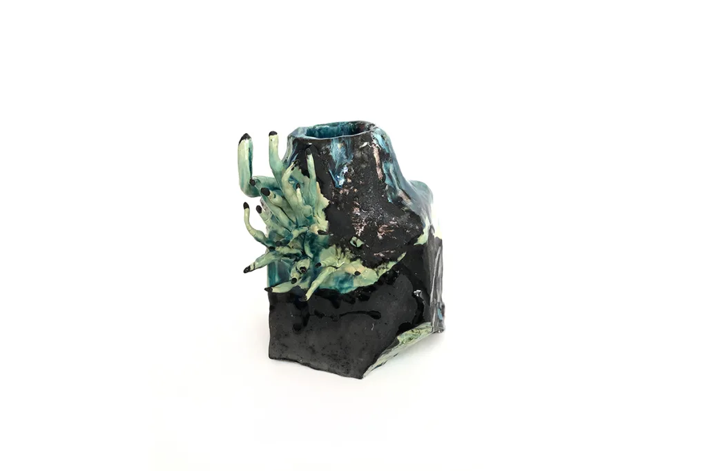 Johanna Breiding Vessel 18, 2020 ceramics, glaze 8.25 x 5.25 x 6.5 in