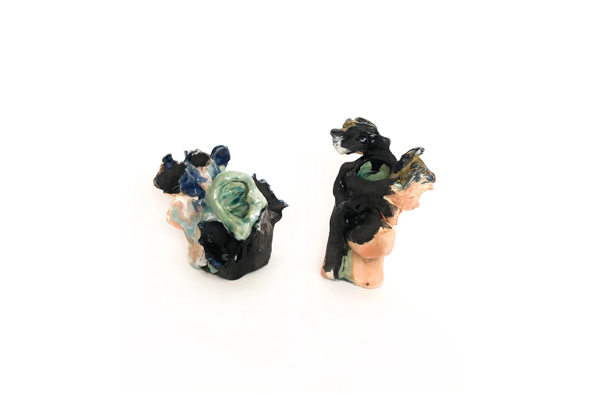 Johanna Breiding Vessel 19, 20, 2020 ceramics, glaze