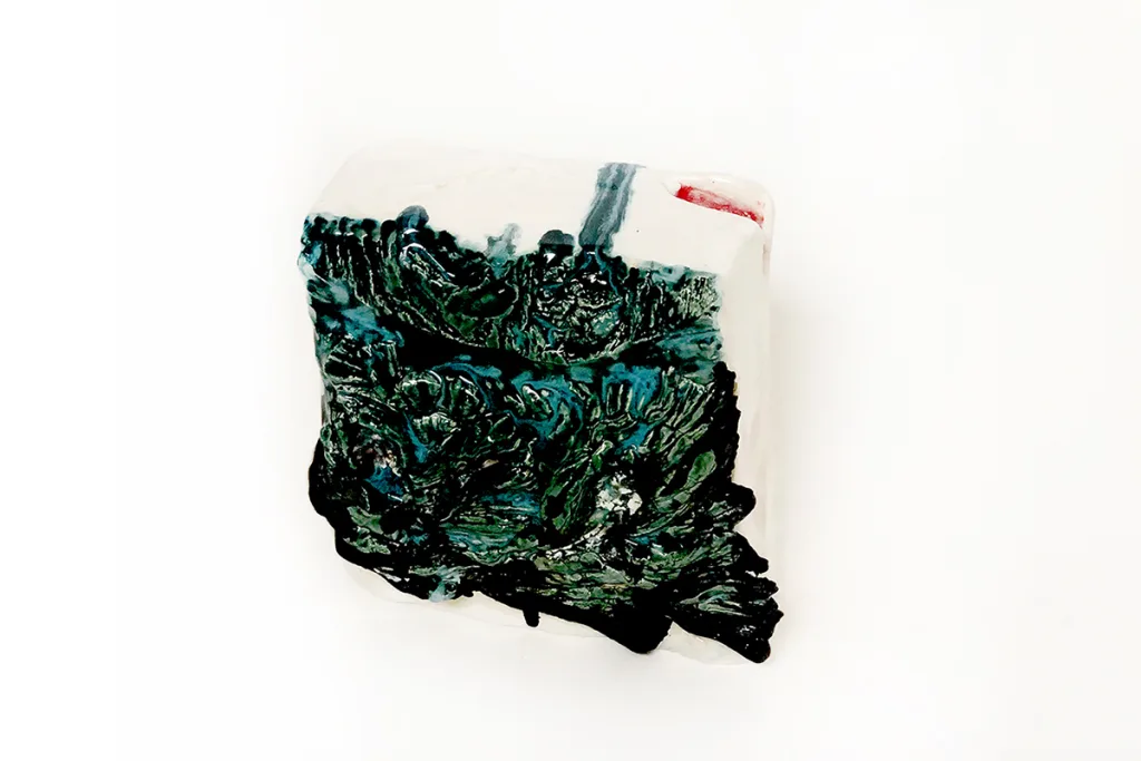 Johanna Breiding Vessel 54, 2020 ceramics, glaze 7 x 3.5 x 7 in