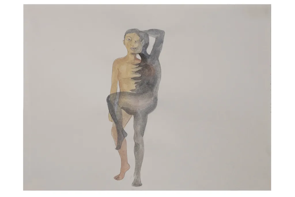 Body of a Man with two human figures