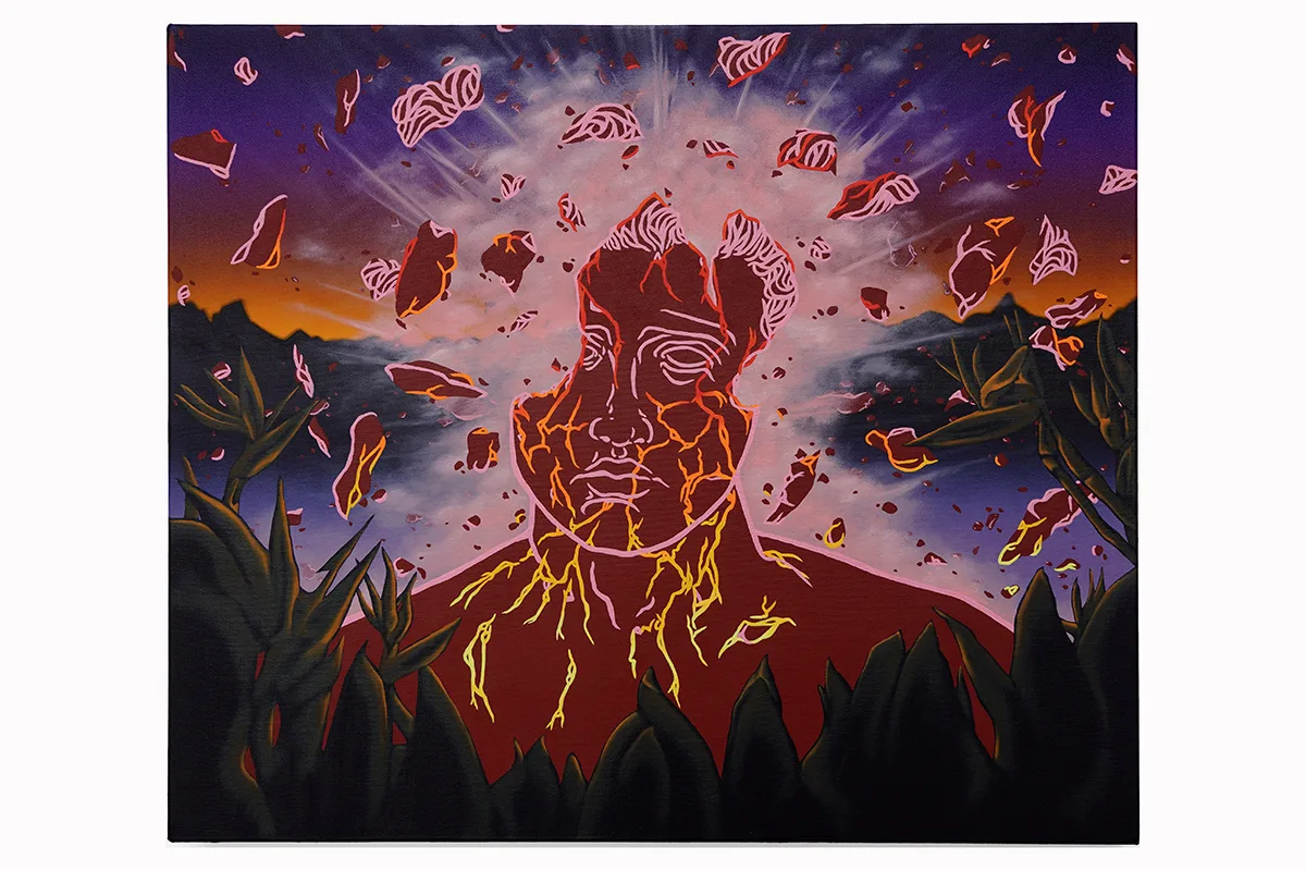 A painting by Paul Anagnostopoulos