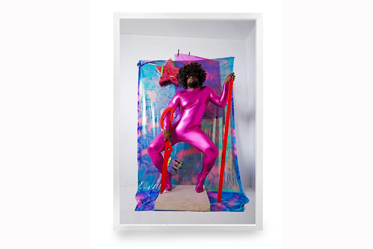 A figurative portrait photograph by Rakeem Cunningham