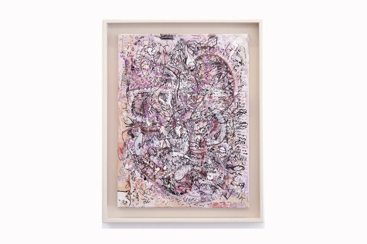 An abstract painting by Rives Granade