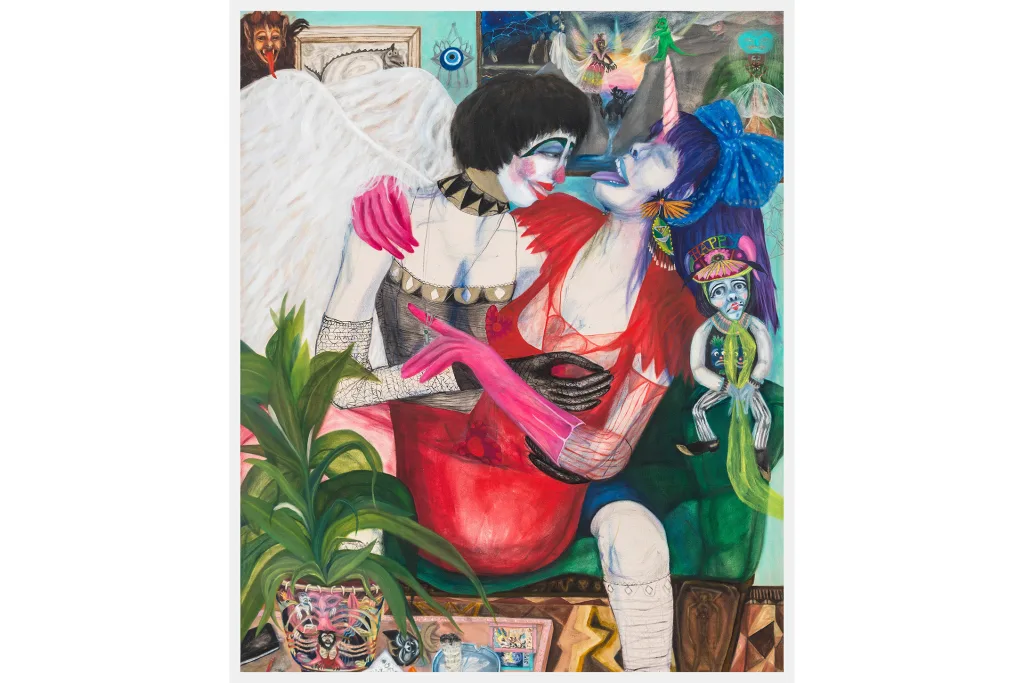 Lydia Maria Pfeffer - Happiness - 2021 - Oil on canvas - 70 x 58 in