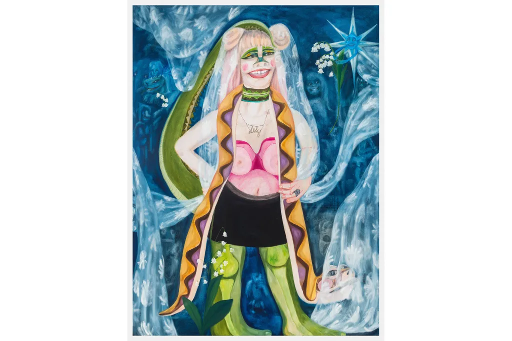 Lydia Maria Pfeffer - Lily of the Valley - 2021 - Oil on canvas - 96 x 72 in