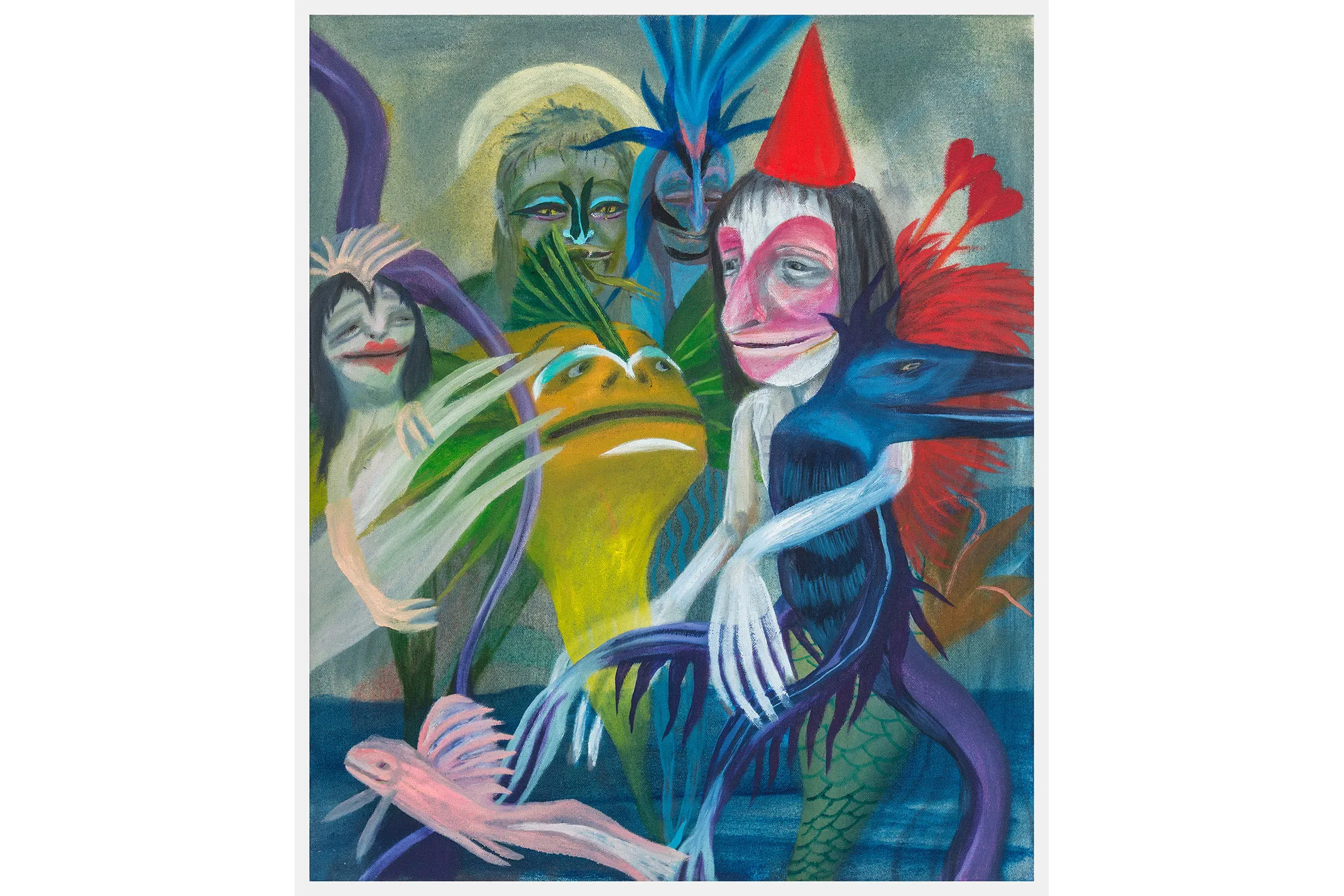 Lydia Maria Pfeffer - Tell us the story of Love again - 2021 - Oil on canvas - 19 x 16in