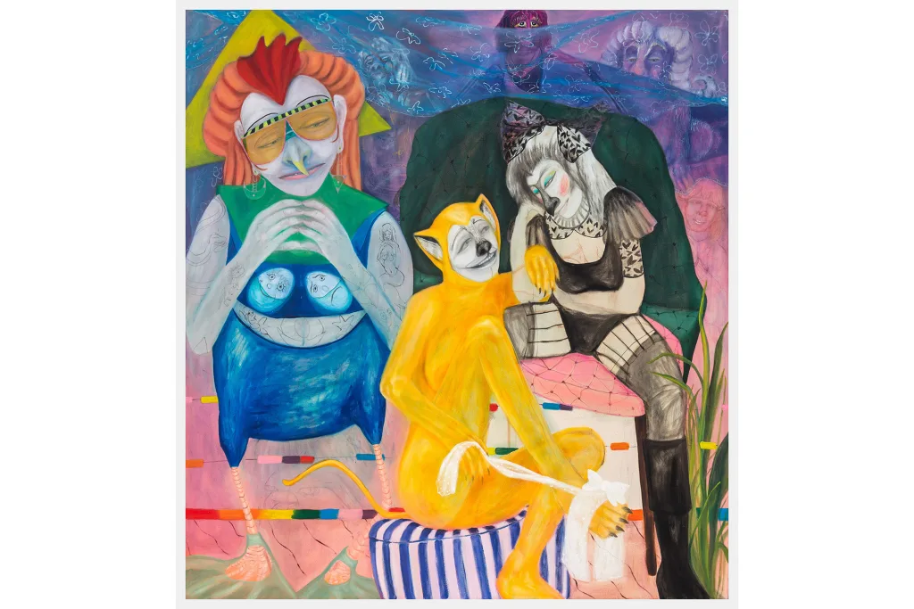 Lydia Maria Pfeffer - The Magic of Women - 2021 - Oil on canvas - 84 x 78in