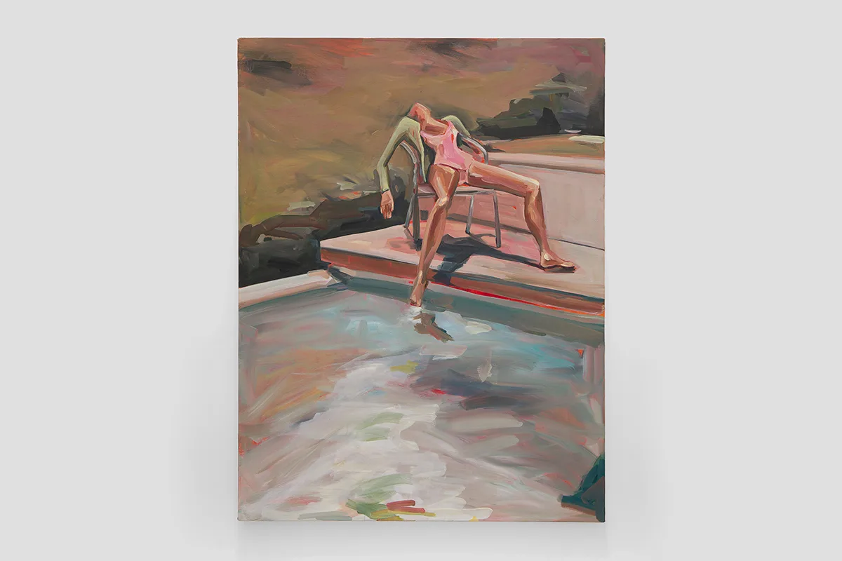 Avery Wheless - All of my feelings - 2022 - Oil on canvas - 48 x 36 in