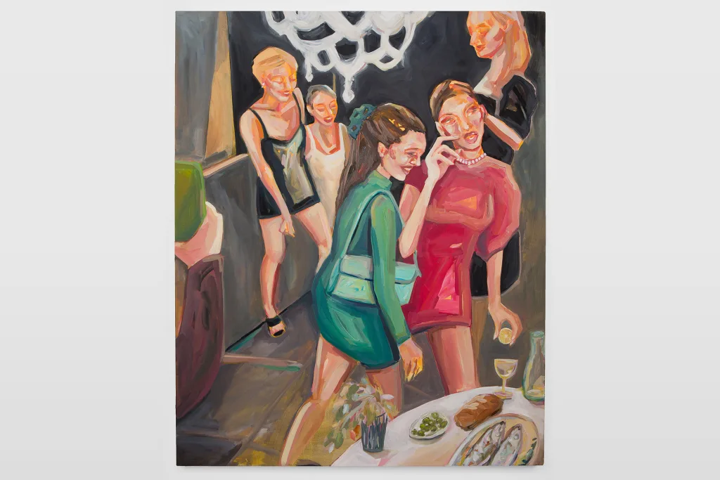 Avery Wheless - Surveillanced fun - 2022 - Oil on canvas - 60 x 48 in.