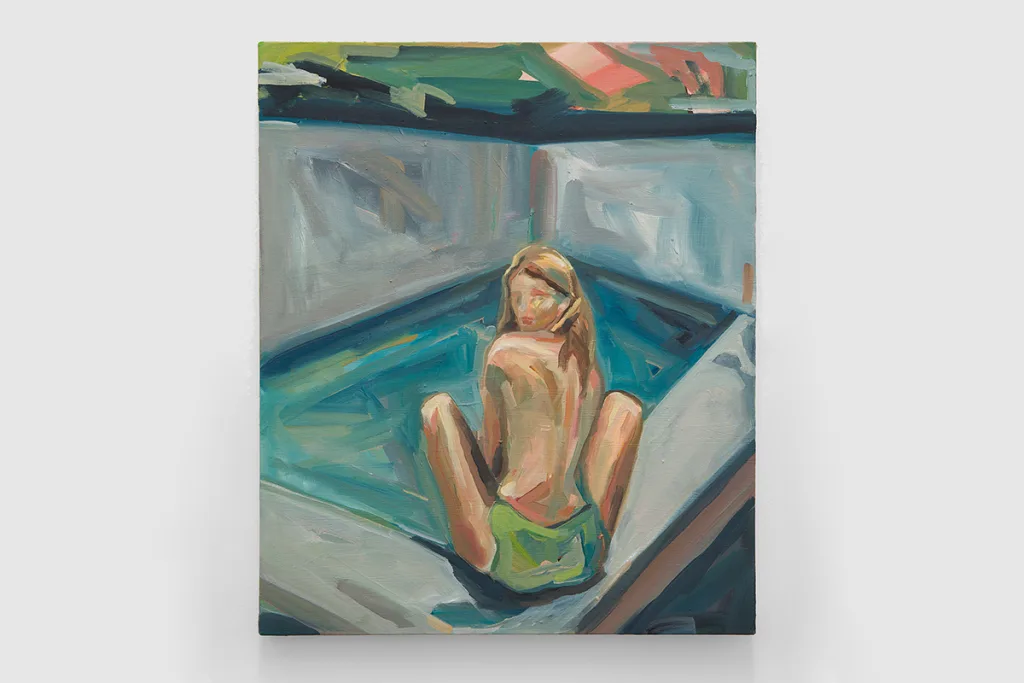 Avery Wheless - found you - 2022 - Oil on canvas - 24 x 20 in