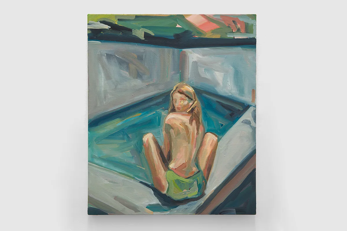 Avery Wheless - found you - 2022 - Oil on canvas - 24 x 20 in