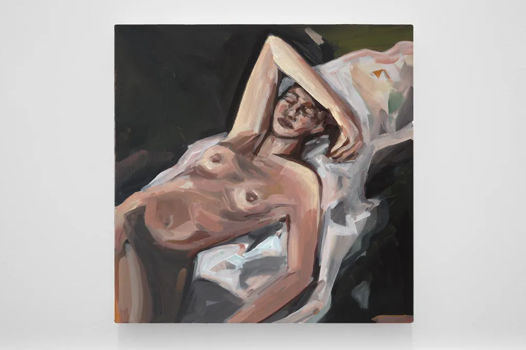 Avery Wheless - Like This - 2022 - Oil on canvas - 22 x 22 x 1.25 in