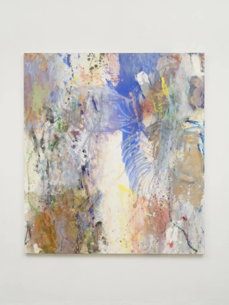 Caitlin Lonegan Untitled (CL 2023.07), 2023 Oil, metallic oil, and iridescent oil on canvas 74 x 66 x 1.5 in (188 x 167.6 x 3.8 cm) OCHI-CL-0007